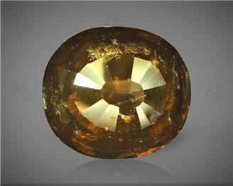 Natural Hessonite Garnet (Gomed) Certified 6.51 Cts ( 1473 )